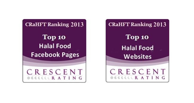 Crescentating 2013 Ranking of Top 10 Halal Food Facebook Pages & Blogs/Sites