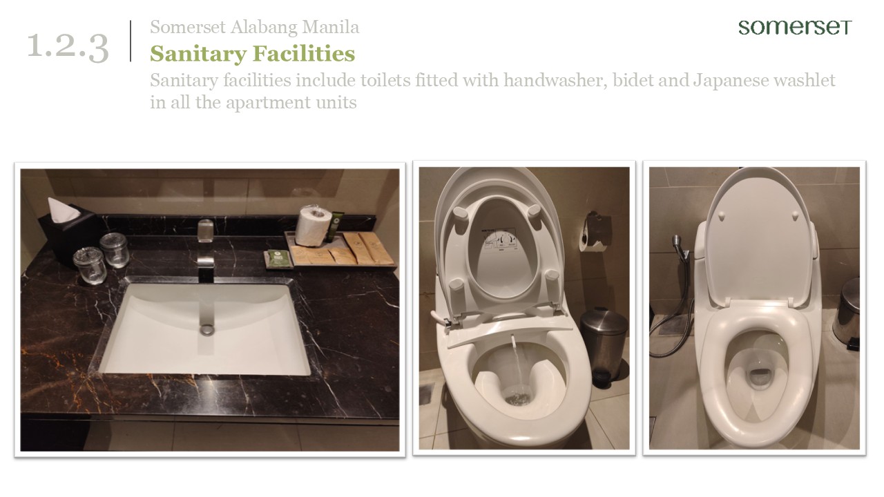 Washroom at Somerset Alabang Manila