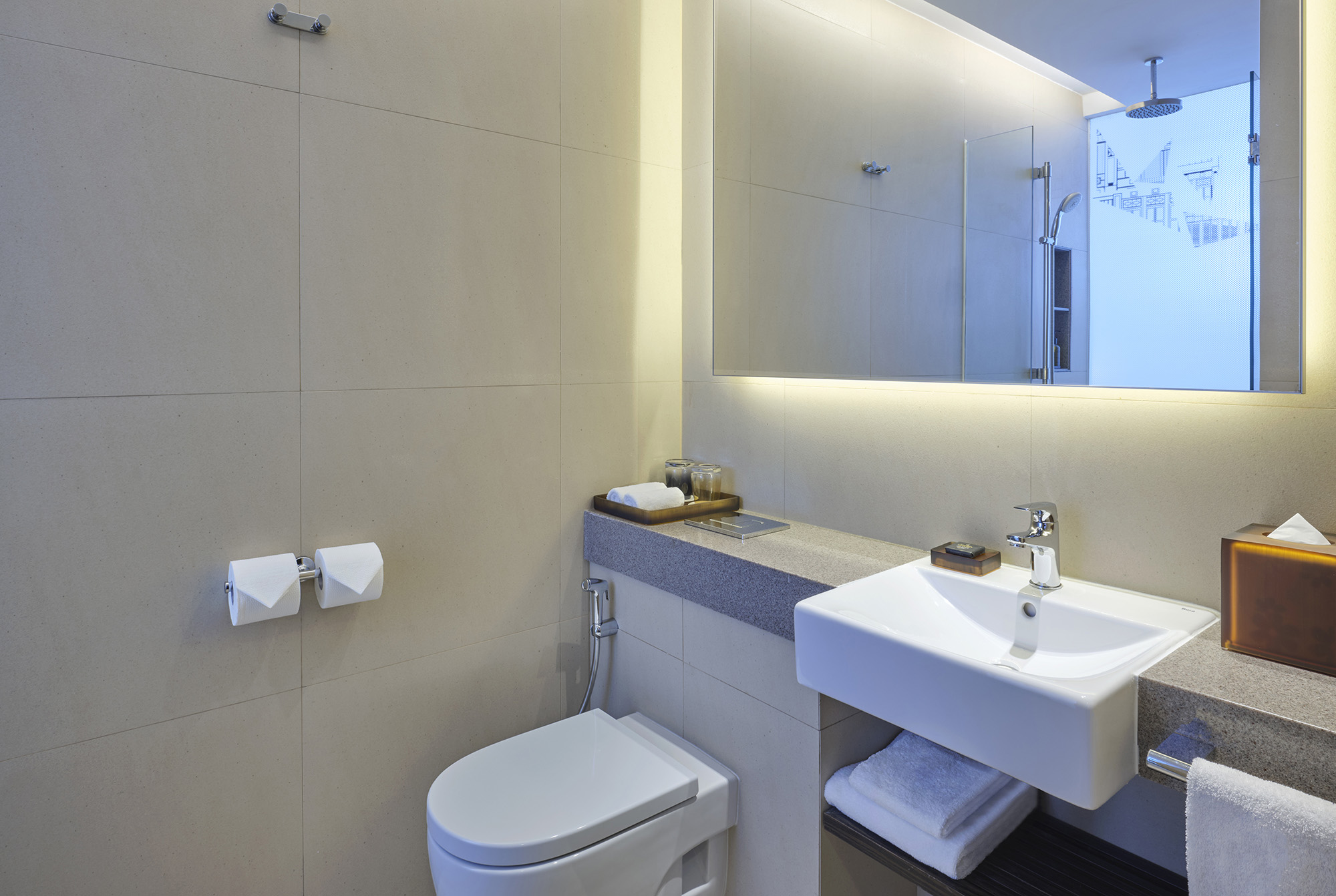 Washroom at Aloft by Marriott Singapore Novena