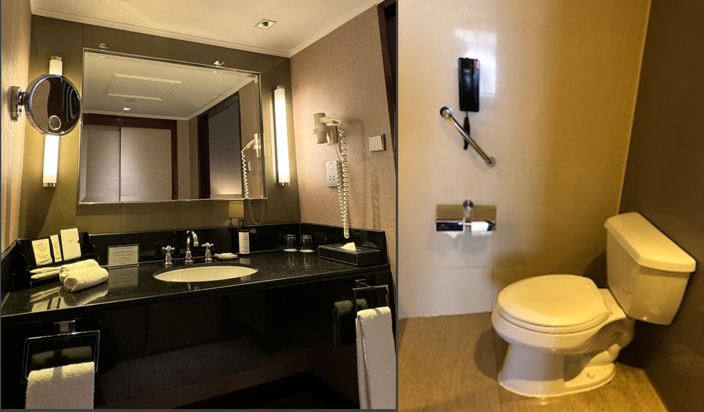 Washroom at Marco Polo HongKong Hotel